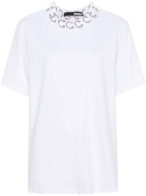 White t-shirt ROTATE BIRGERCHR | 112309400BCR146911-0601